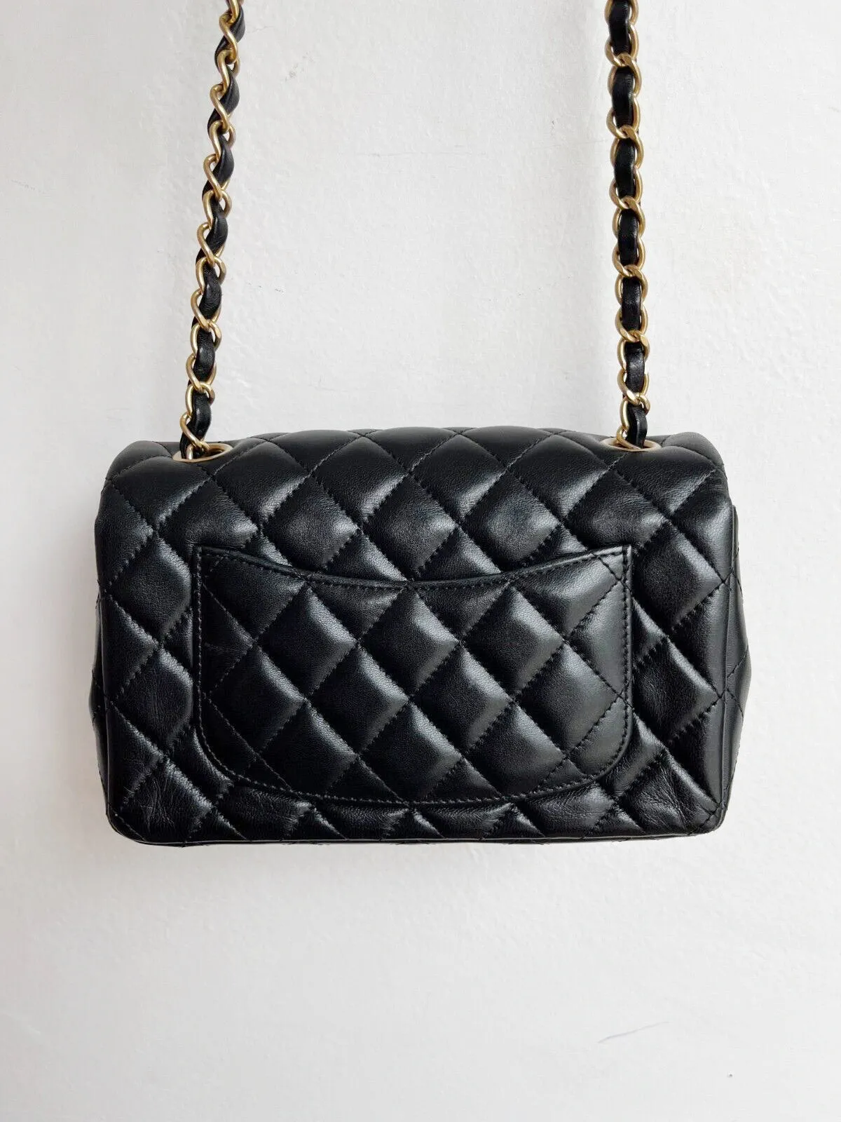 2019 BLACK CLASSIC DOUBLE FLAP BAG