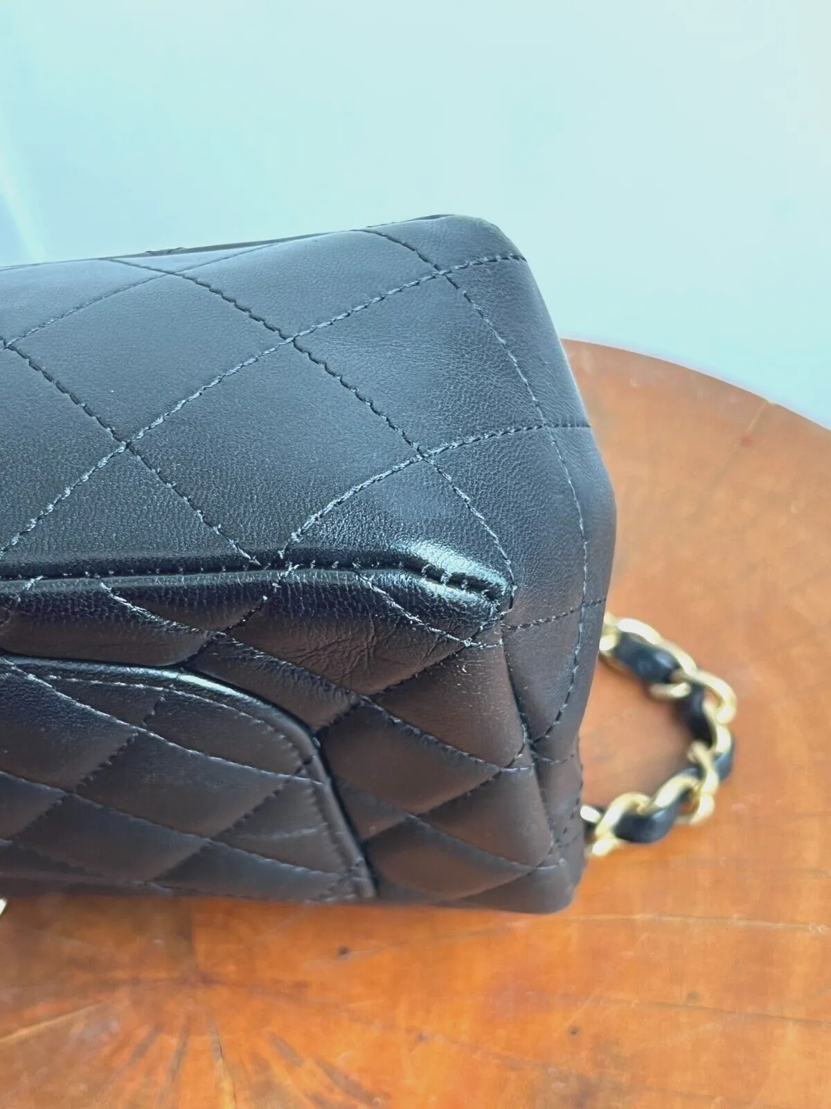 2019 BLACK CLASSIC DOUBLE FLAP BAG