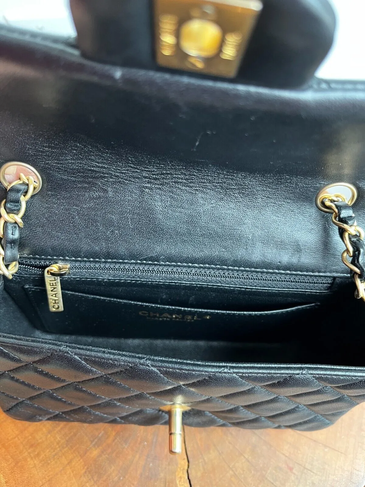 2019 BLACK CLASSIC DOUBLE FLAP BAG