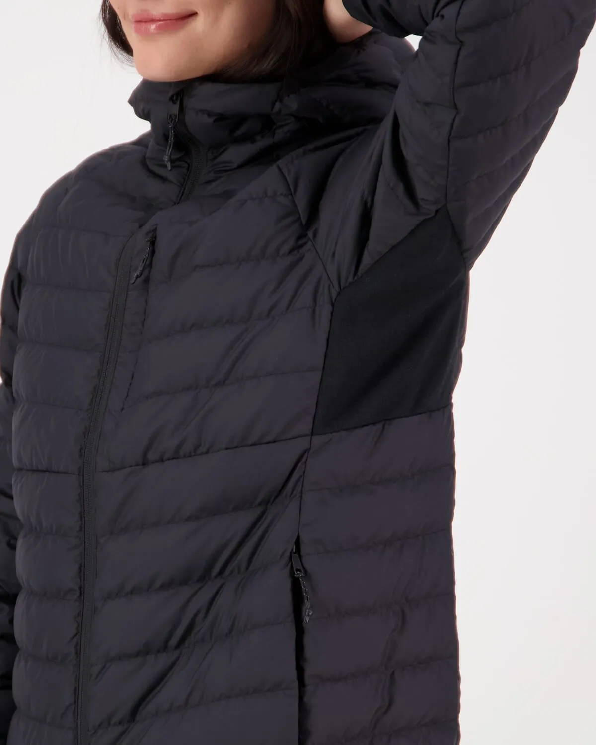 Atmos Wool x Down Insulated Hood - Black