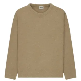 Beige Knitted Crewneck