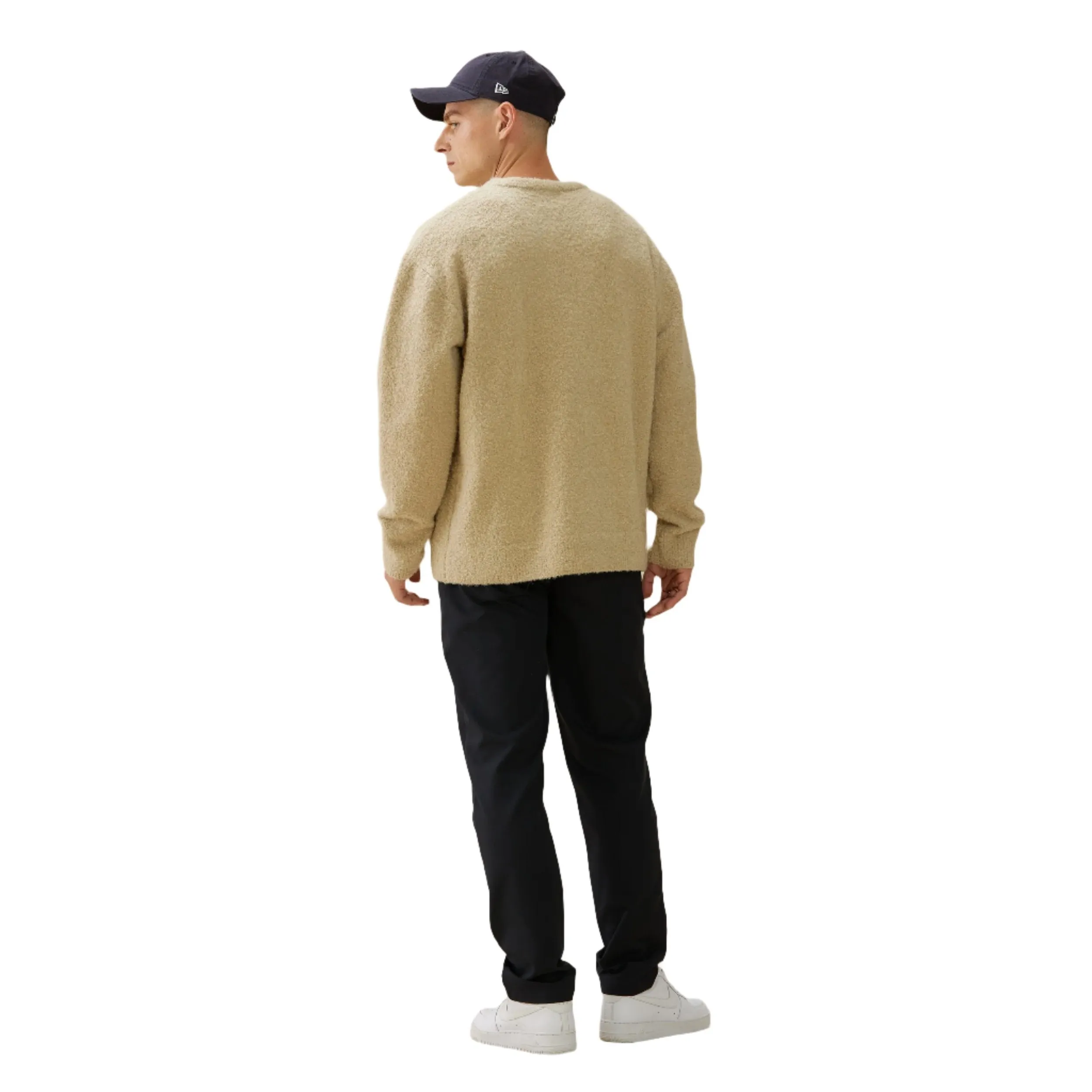 Beige Knitted Crewneck