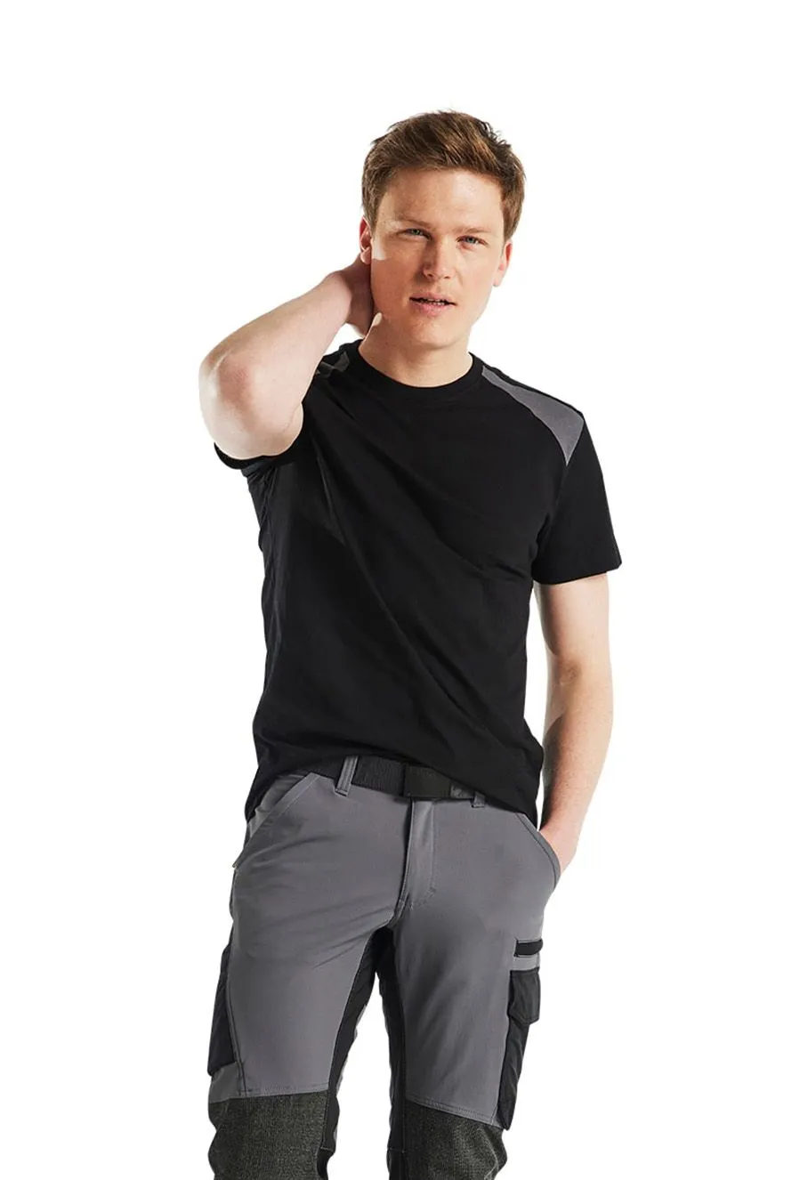 Bl&#xE5;kl&#xE4;der&#x20;Work&#x20;T-Shirt&#x20;3379&#x20;-&#x20;Black&#x20;Medium&#x20;Grey