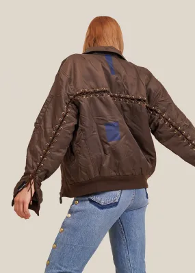 Brown Iconic Bomber