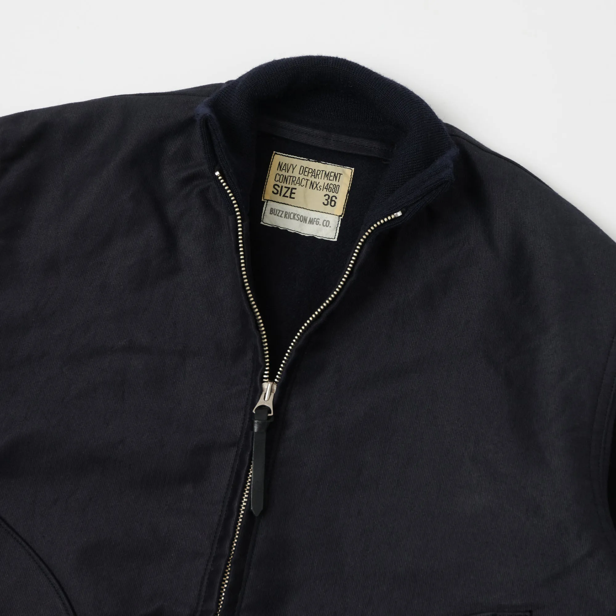 Buzz Rickson's USN Deck Zip Jacket - Navy