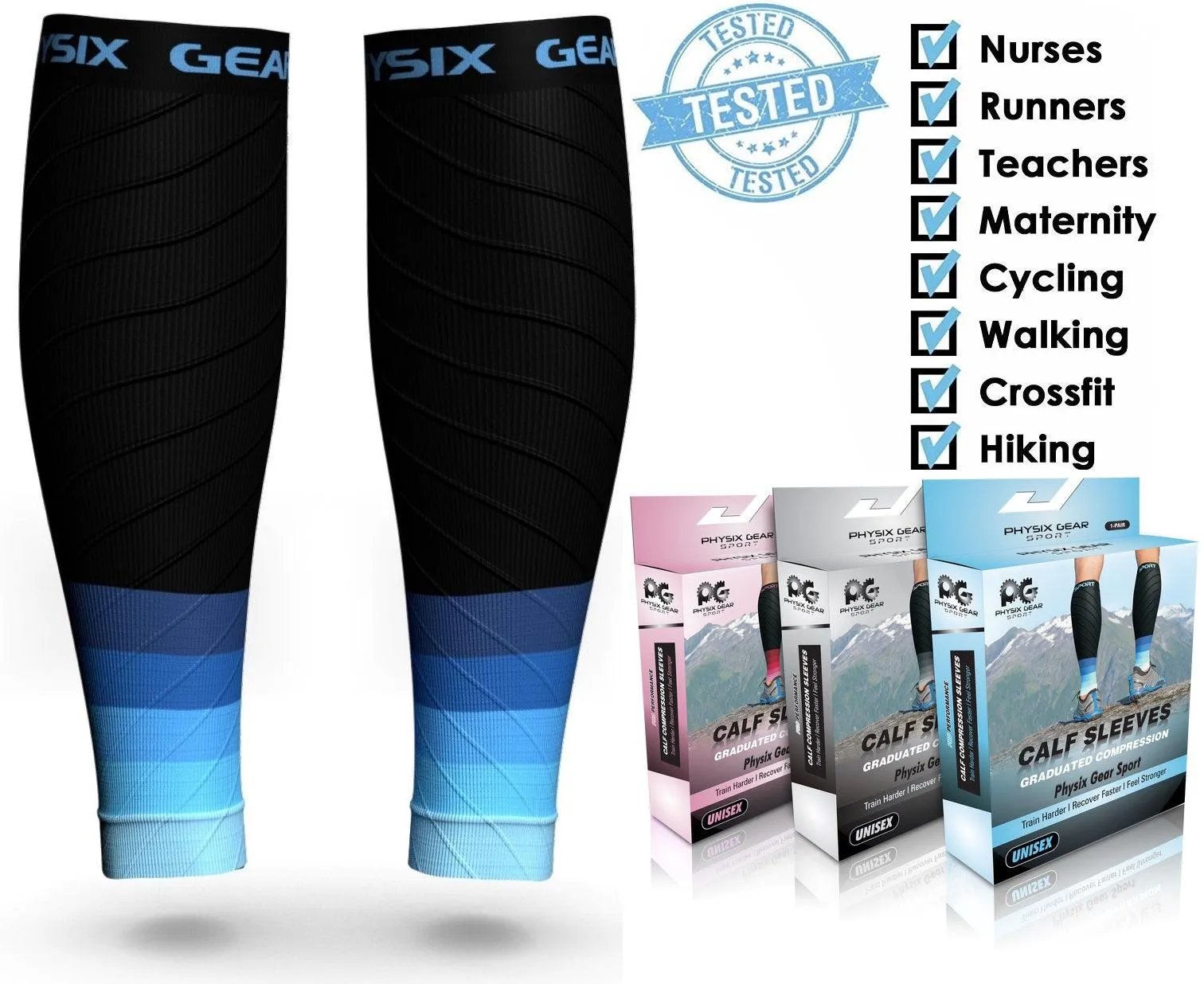 Calf Compression Sleeves - Support and Comfort for Active Lifestyles