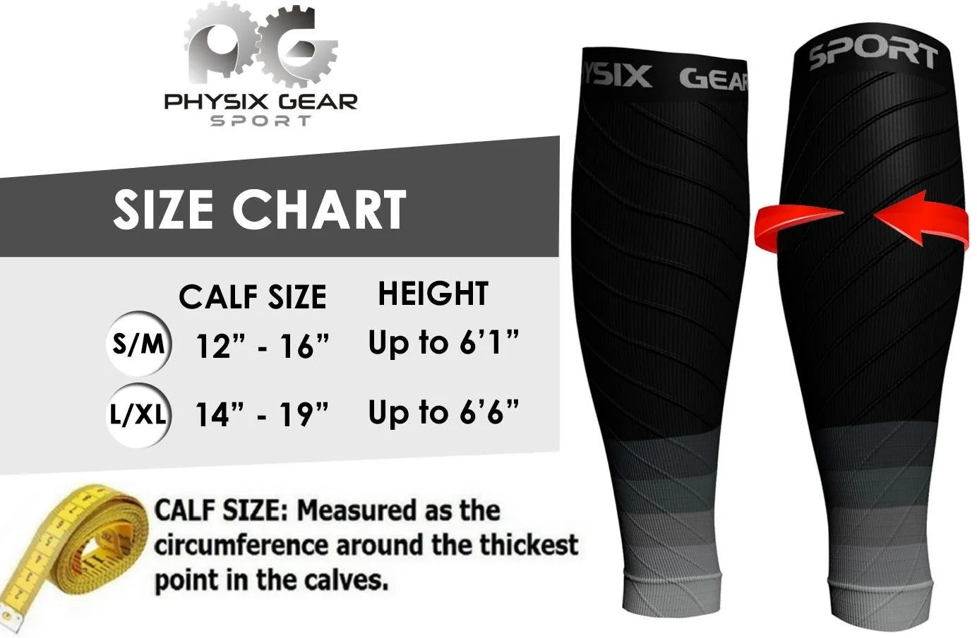 Calf Compression Sleeves - Support and Comfort for Active Lifestyles