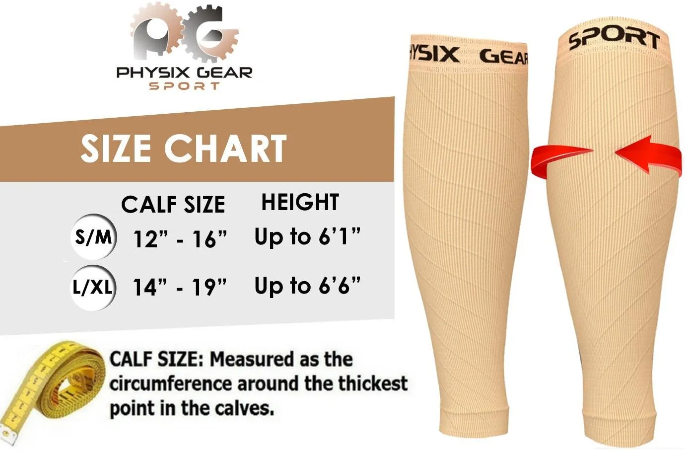 Calf Compression Sleeves - Support and Comfort for Active Lifestyles