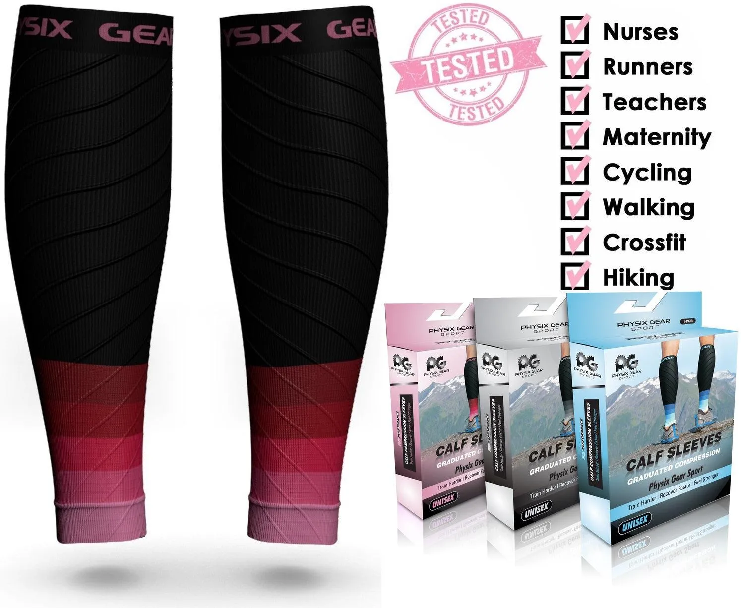 Calf Compression Sleeves - Support and Comfort for Active Lifestyles