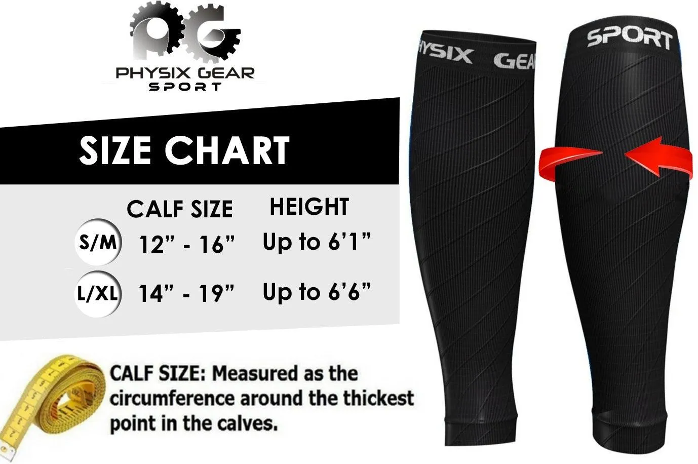 Calf Compression Sleeves - Support and Comfort for Active Lifestyles