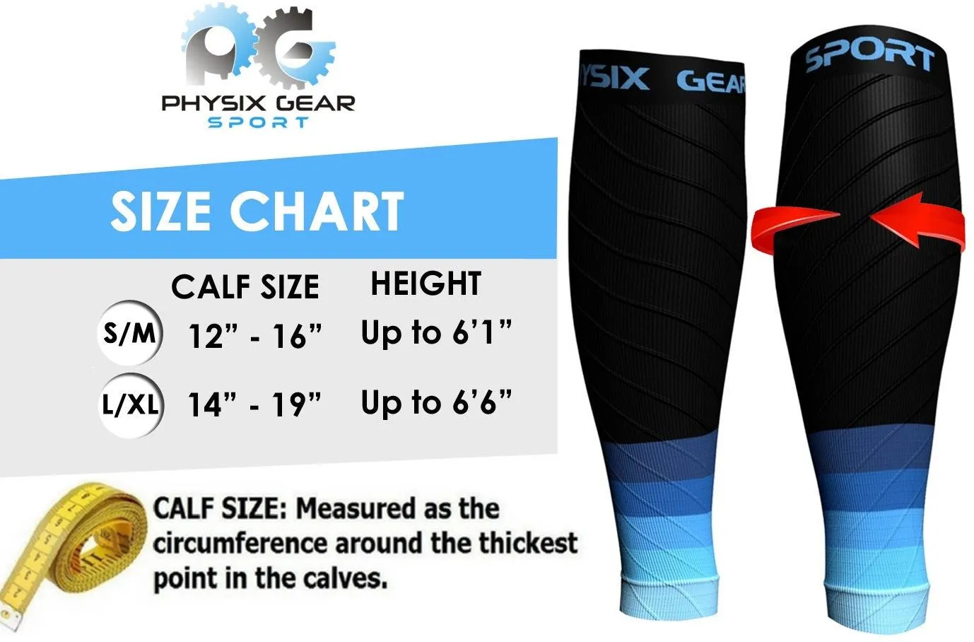 Calf Compression Sleeves - Support and Comfort for Active Lifestyles