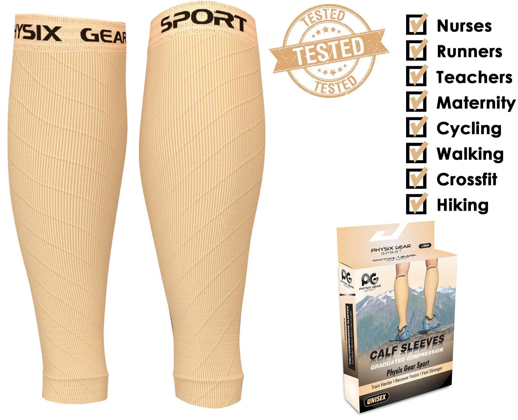 Calf Compression Sleeves - Support and Comfort for Active Lifestyles