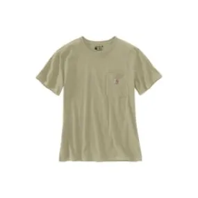 Carhartt&#x20;Work&#x20;T-shirt&#x20;Pocket&#x20;Women&#x20;103067&#x20;-&#x20;Dried&#x20;Clay