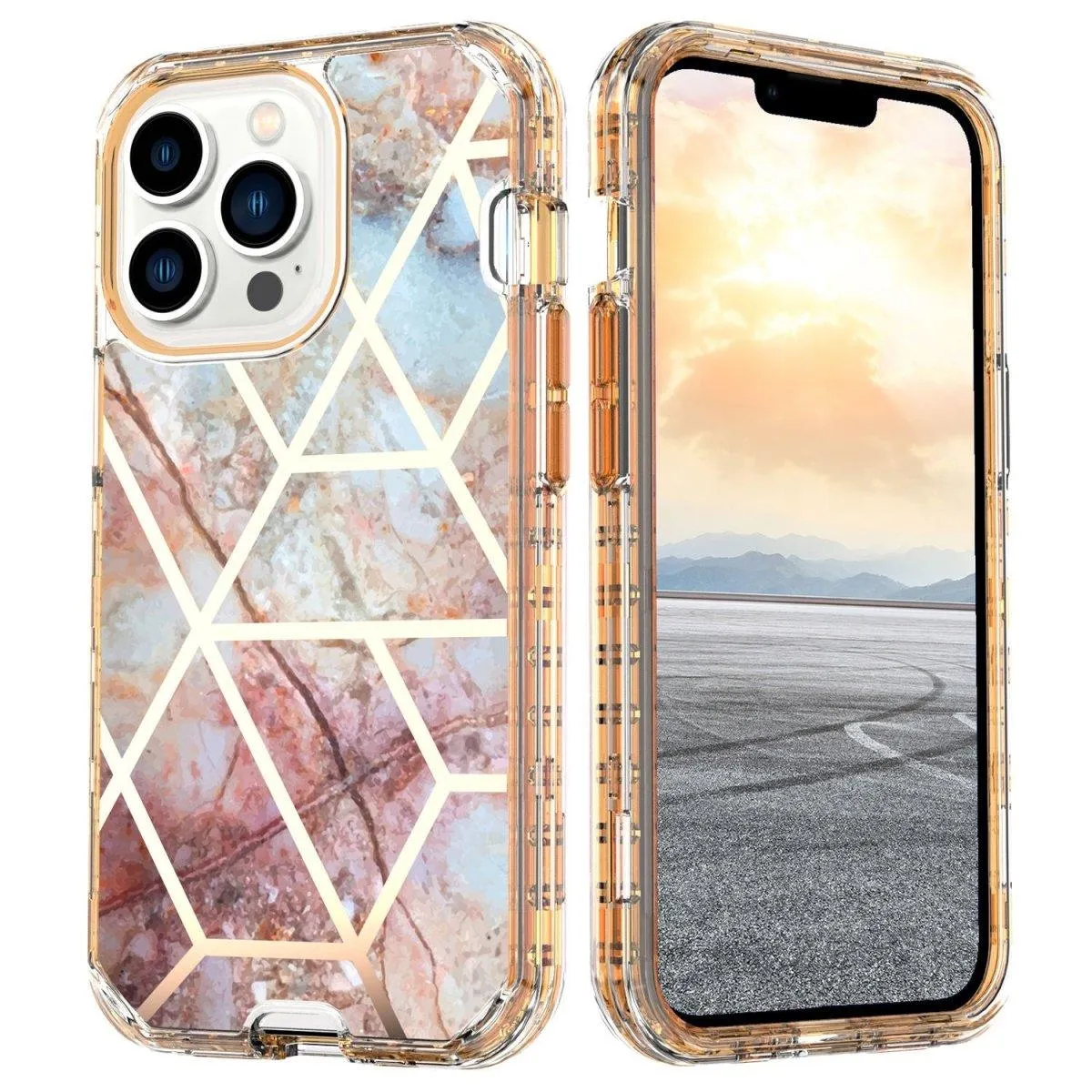 Castra Marble Pattern Soft Silicone iPhone Case