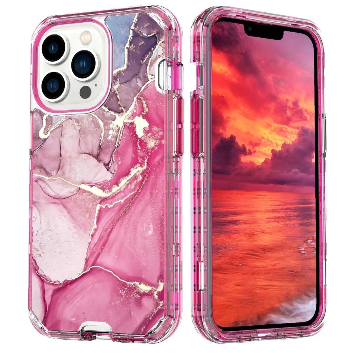 Castra Marble Pattern Soft Silicone iPhone Case