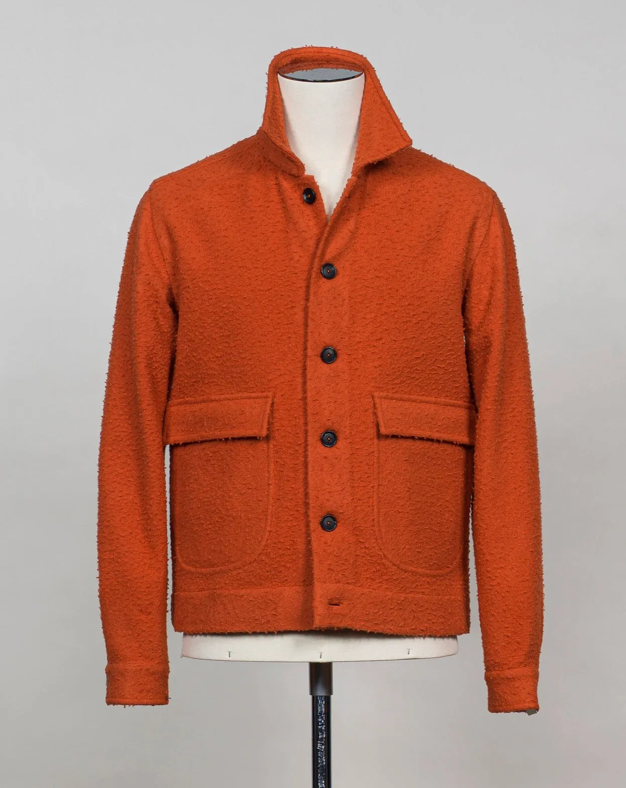 De Petrillo Casentino Wool Bomber / Orange