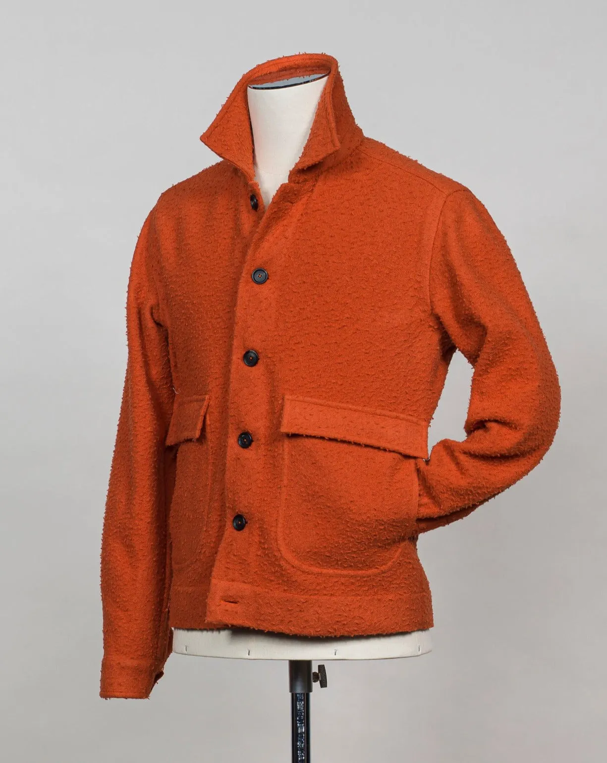 De Petrillo Casentino Wool Bomber / Orange