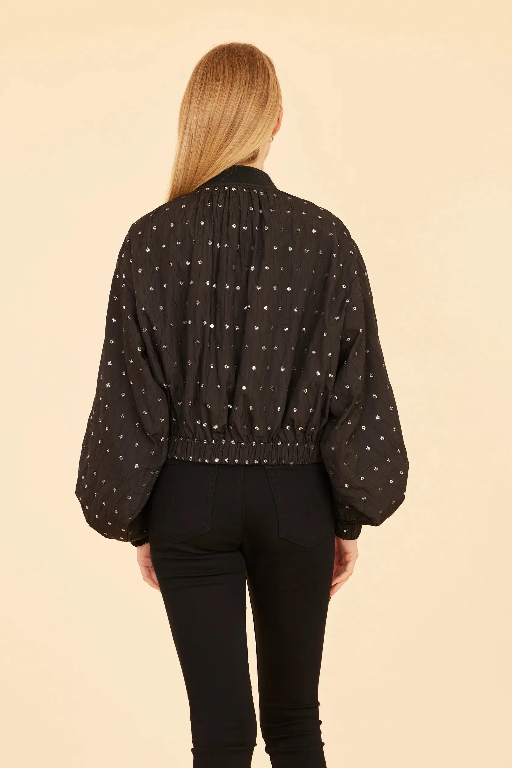 Embellished Bomber Jacket