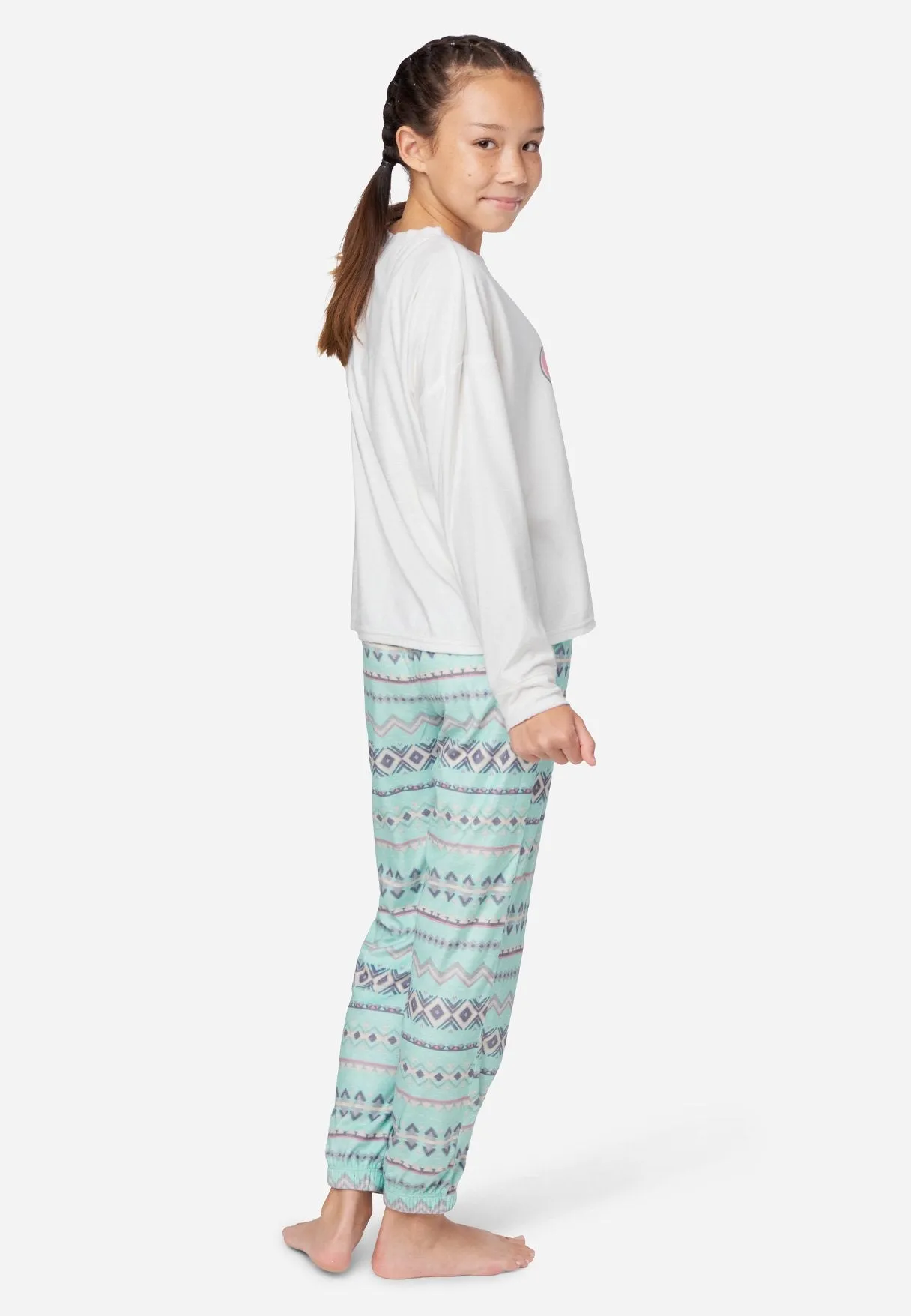 Graphic & Patterned Pajama Set