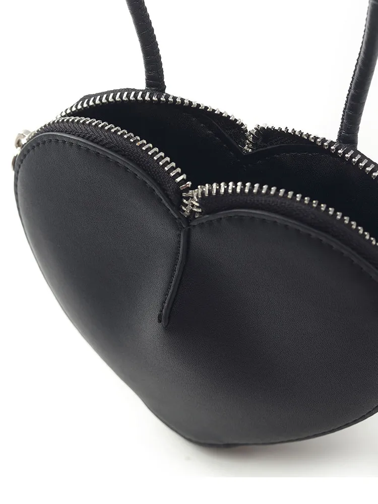 Heart-Shaped Crossbody Bag