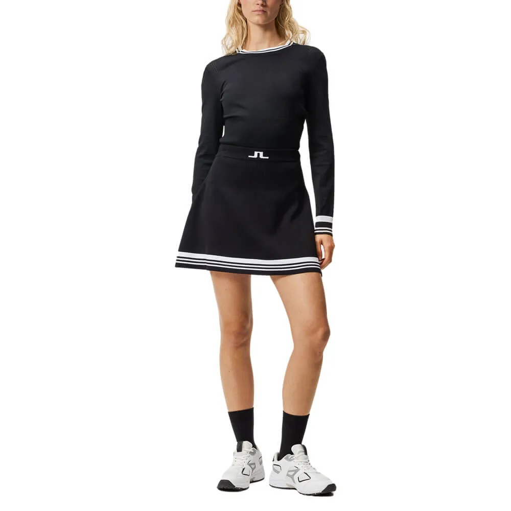 J.Lindeberg Frida Stripe Knitted Golf Skirt 2023 Women