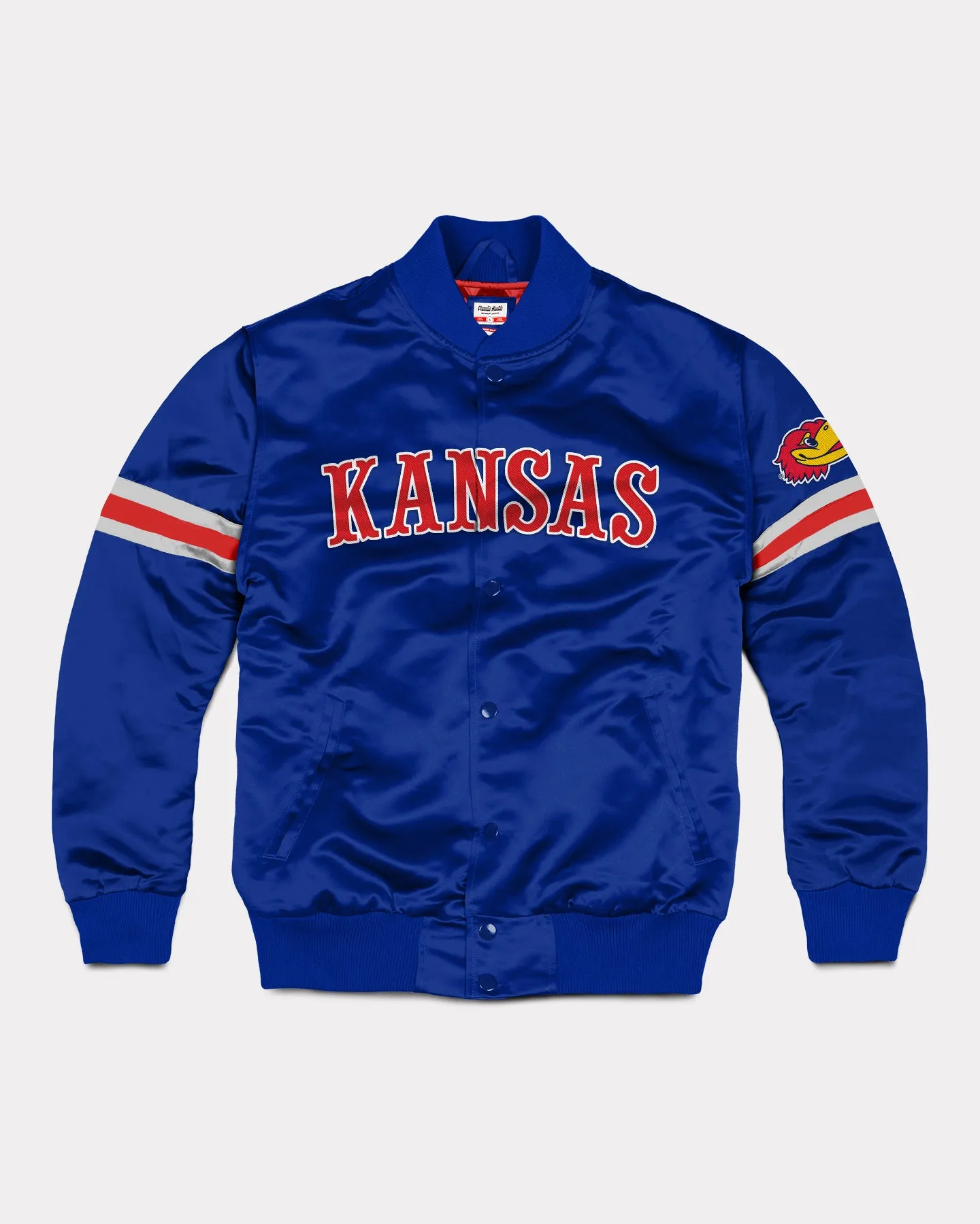 Kansas Jayhawks Royal Blue Bomber Jacket