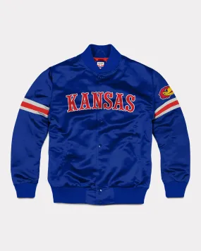 Kansas Jayhawks Royal Blue Bomber Jacket