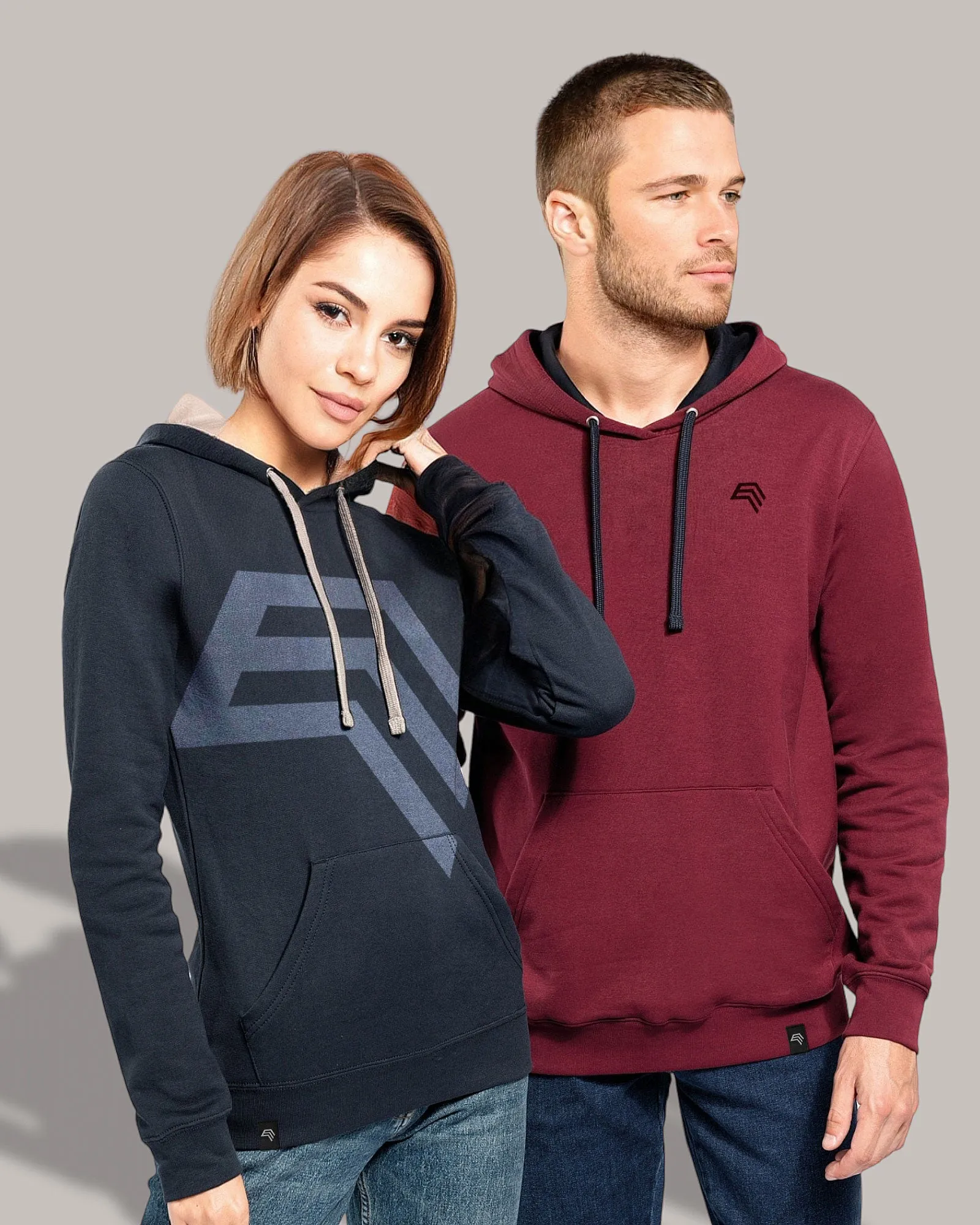 KRB K446 ― Bi-Color Hoodie Sweatshirt - Schwarz / Grün