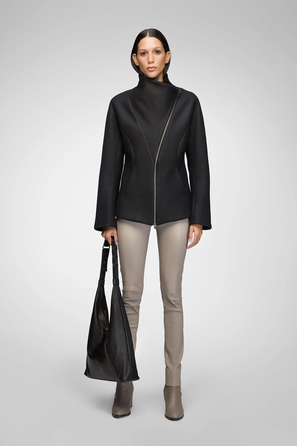 Leticia - Black Wool Jacket