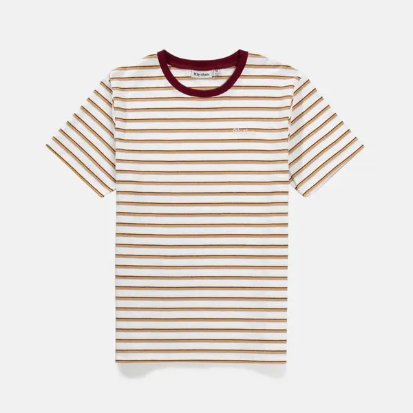 Rhythm Everyday Stripe T-Shirt - Natural