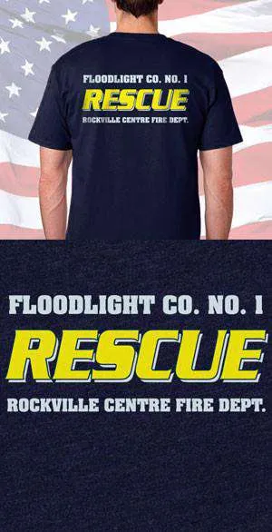 Rockville Centre Fire Department Rescue Back Design