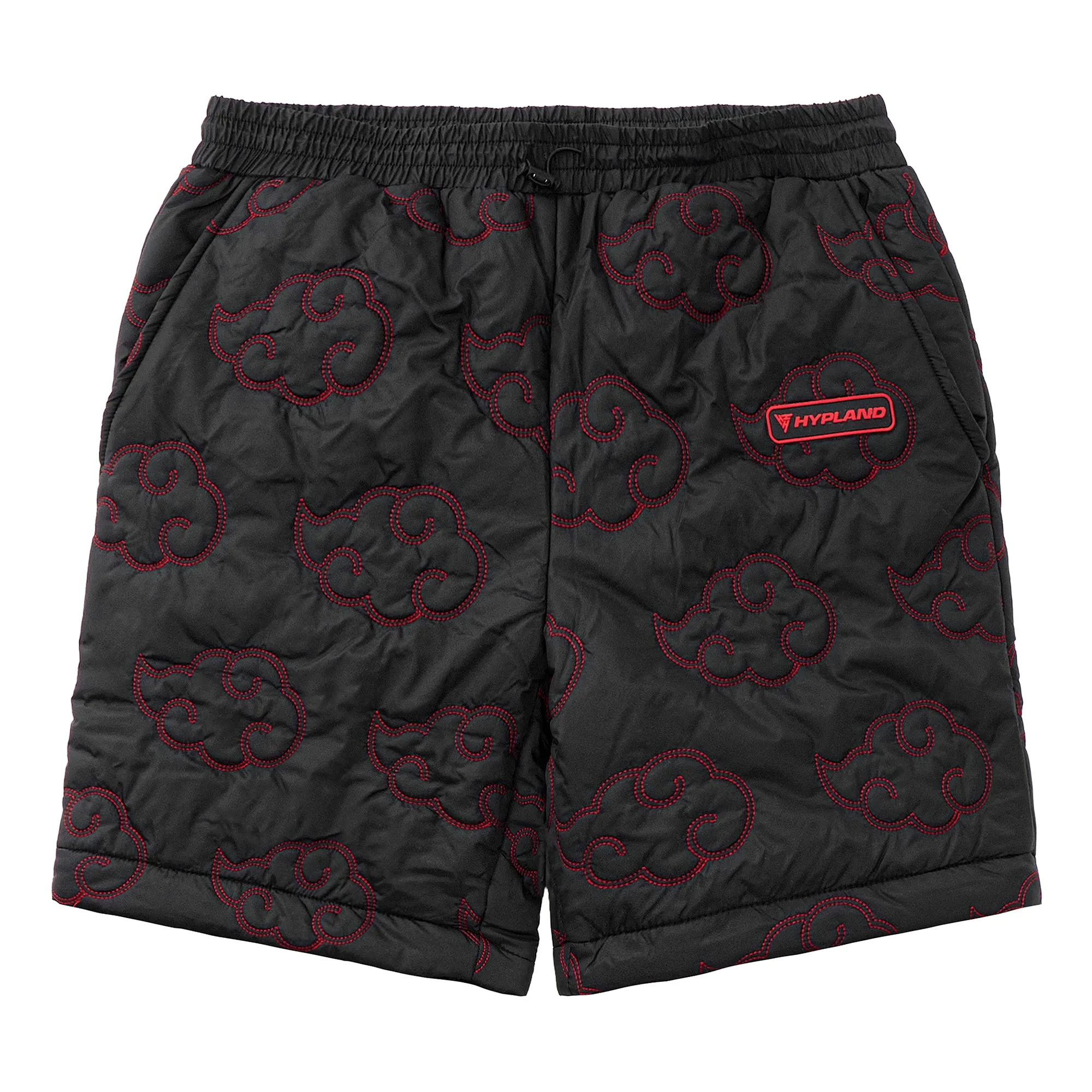 SHIPPUDEN AKATSUKI QUILTED HYBRID PANTS (BLACK)