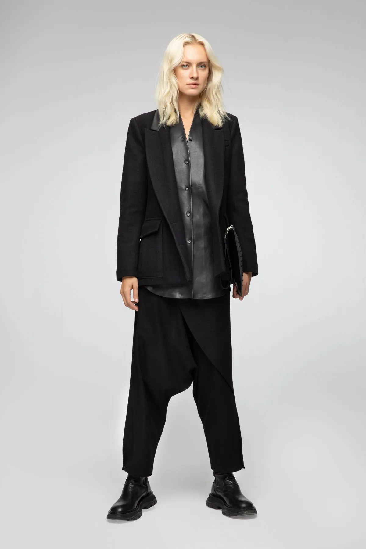 Stacy - Black Wool Jacket