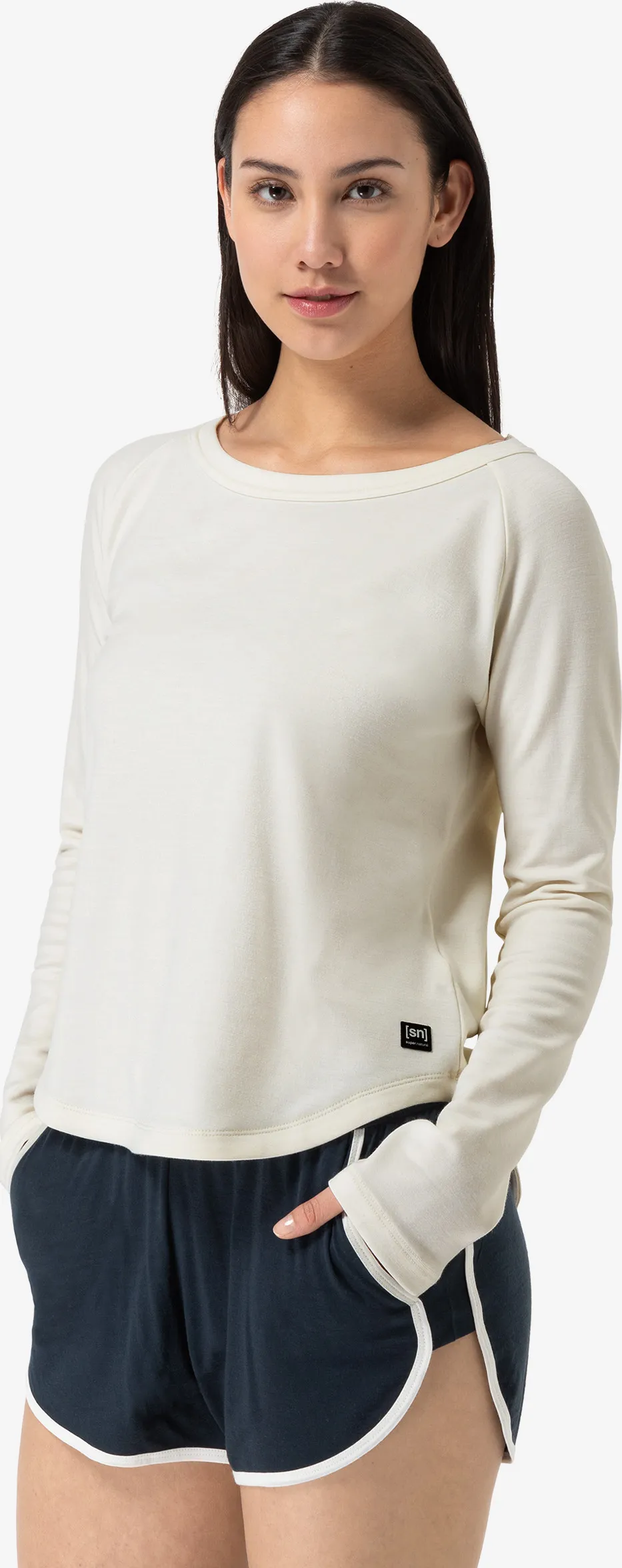 super.natural Women&#x27;s  Everyday Crew Fresh White | Buy super.natural Women&#x27;s  Everyday Crew Fresh White here | Outnorth