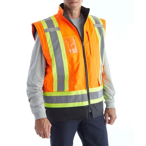 Terra Hi-Vis 7-in-1 Orange Winter Work Jacket System - Model 116501