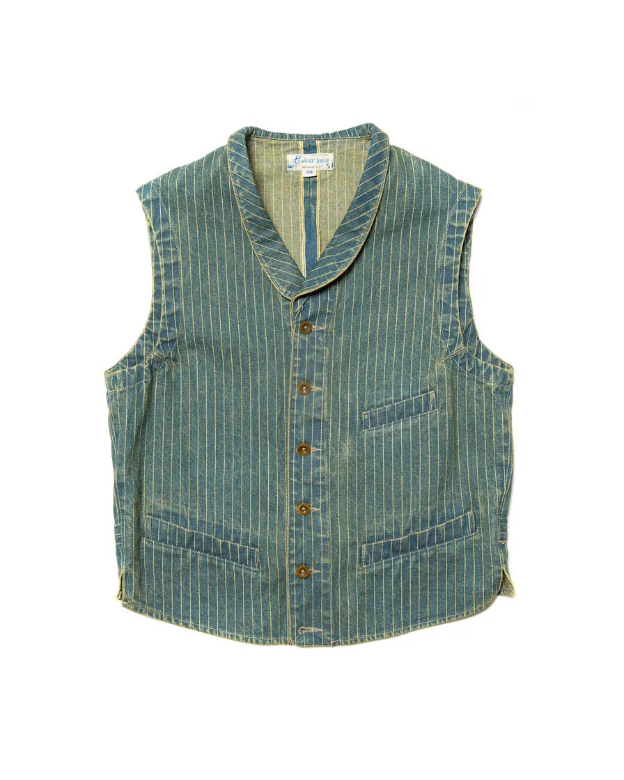 Washed Wabash Denim Vest