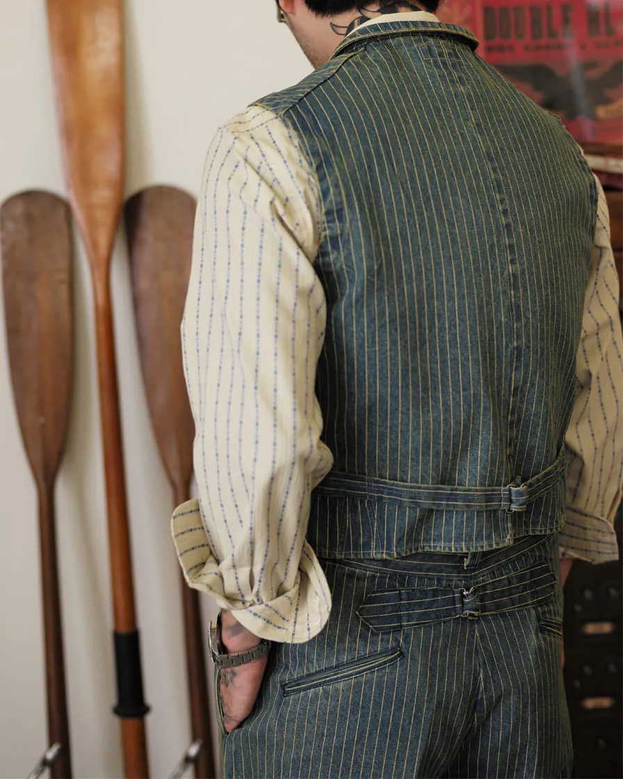 Washed Wabash Denim Vest