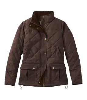 Women's L.L.Bean Upcountry Waxed-Cotton Down Jacket